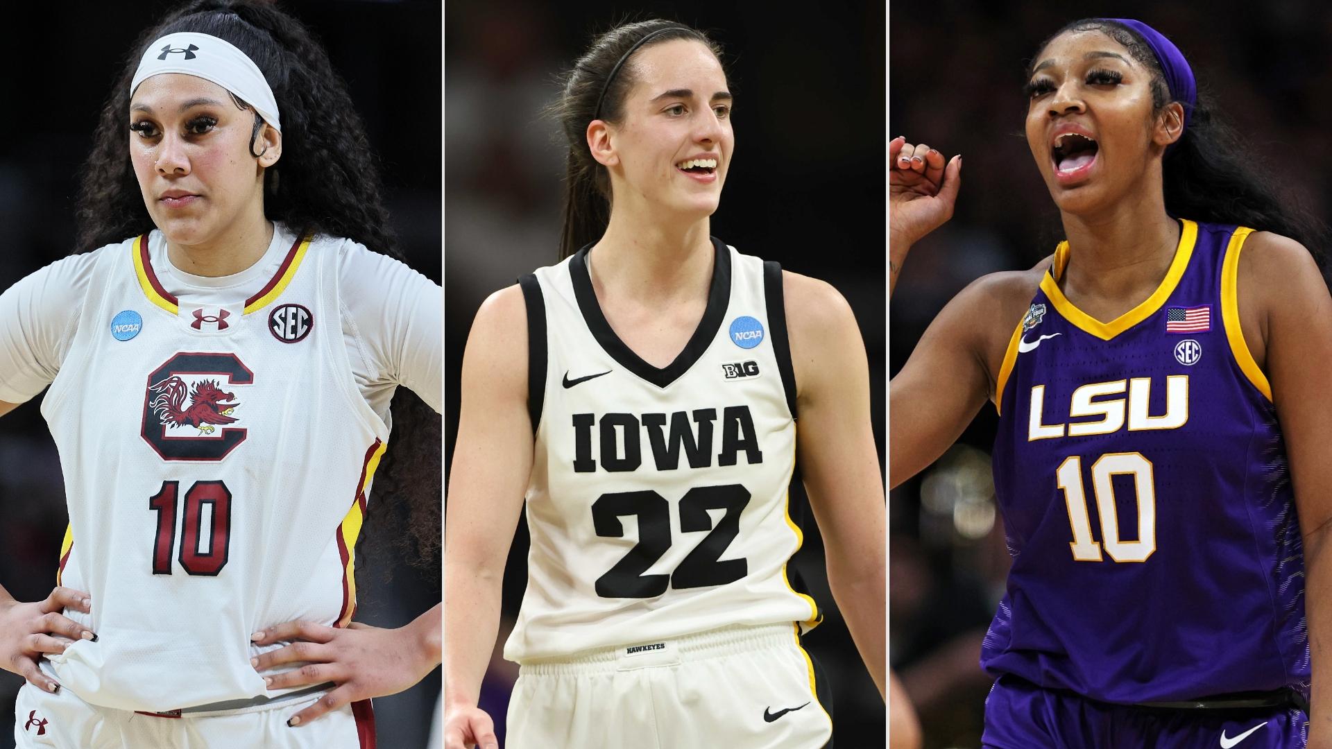 Who is attending the 2024 WNBA Draft? Caitlin Clark, Angel Reese
